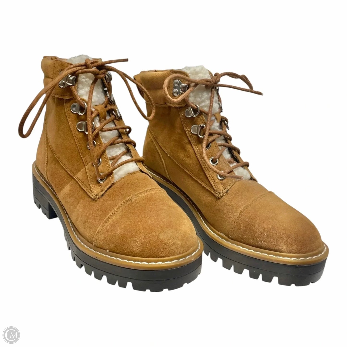 Boots Snow By Time And Tru In Brown & Cream, Size: 6