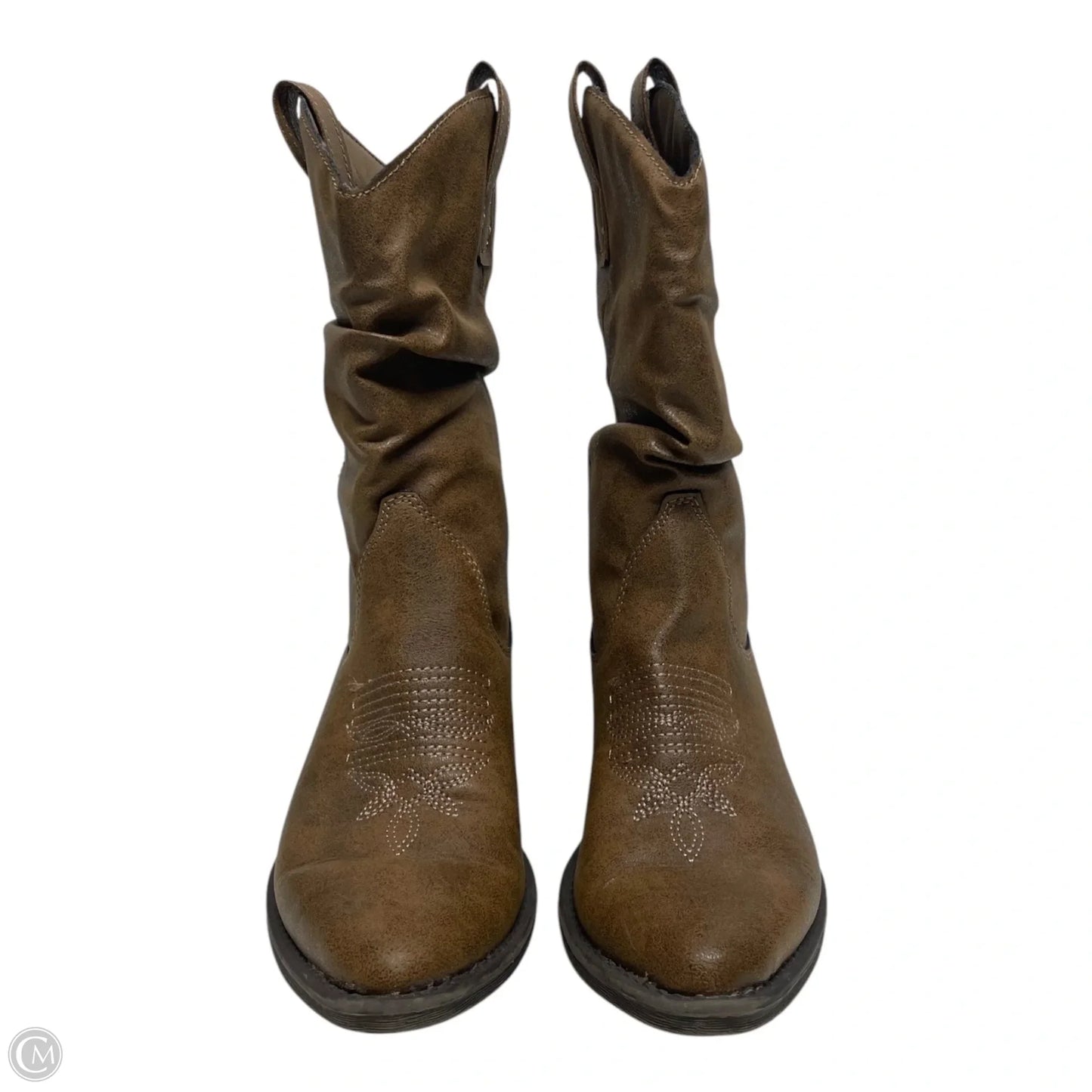 Boots Western By Style And Company In Brown, Size: 5