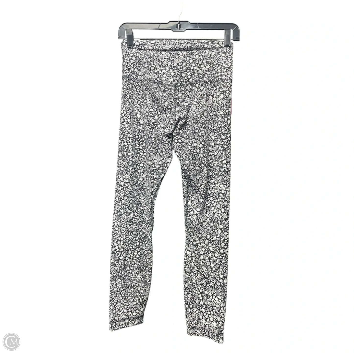 Athletic Leggings By Lululemon In Black & White, Size: 6