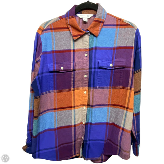 Top Long Sleeve By Old Navy In Multi-colored, Size: S