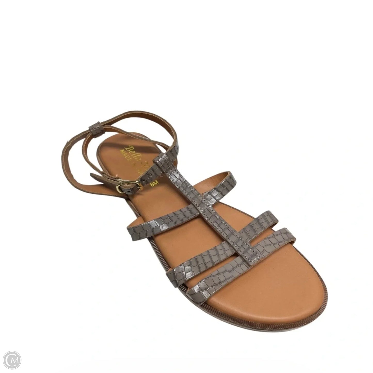 Sandals Flats By BELLA-VITA In Grey, Size: 8