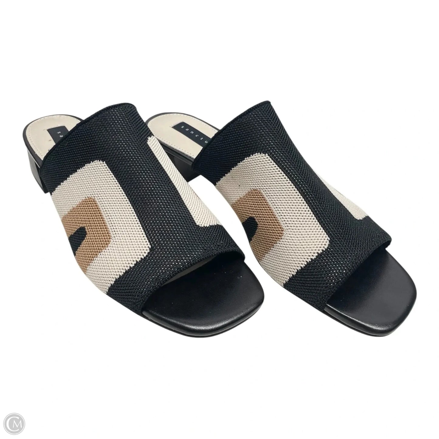 Shoes Heels Kitten By Sanctuary In Black & Cream, Size: 7.5
