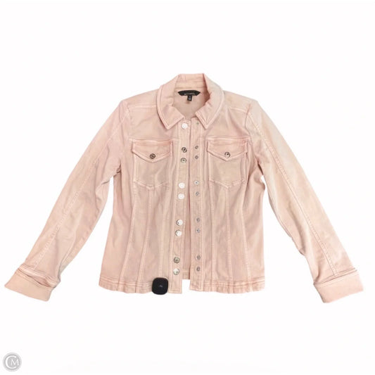 Jacket Denim By White House Black Market In Peach, Size: S