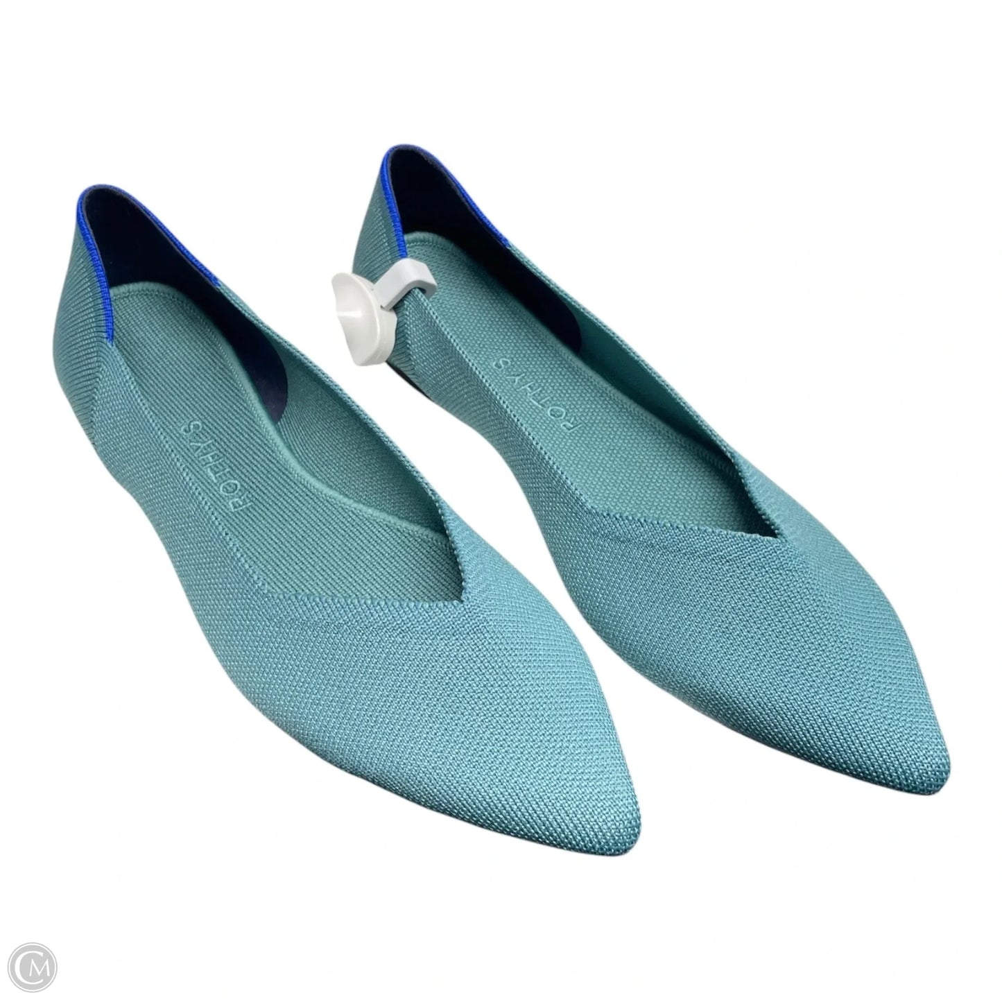 Shoes Flats By Rothys In Green, Size: 10.5