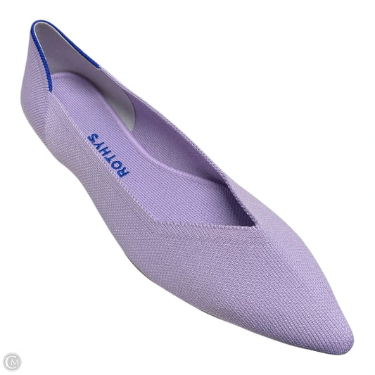 Shoes Flats By Rothys In Purple, Size: 10.5