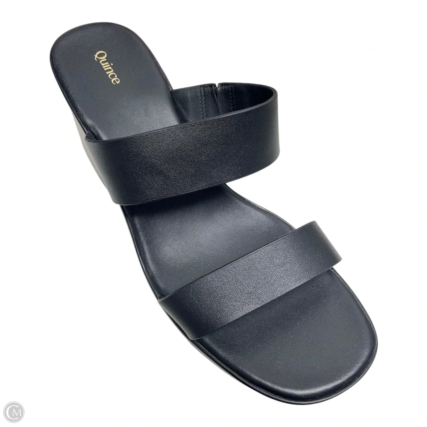 Shoes Heels Platform By Quince In Black, Size: 9