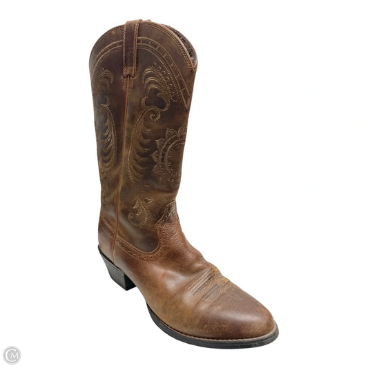 Boots Western By Ariat In Brown, Size: 8