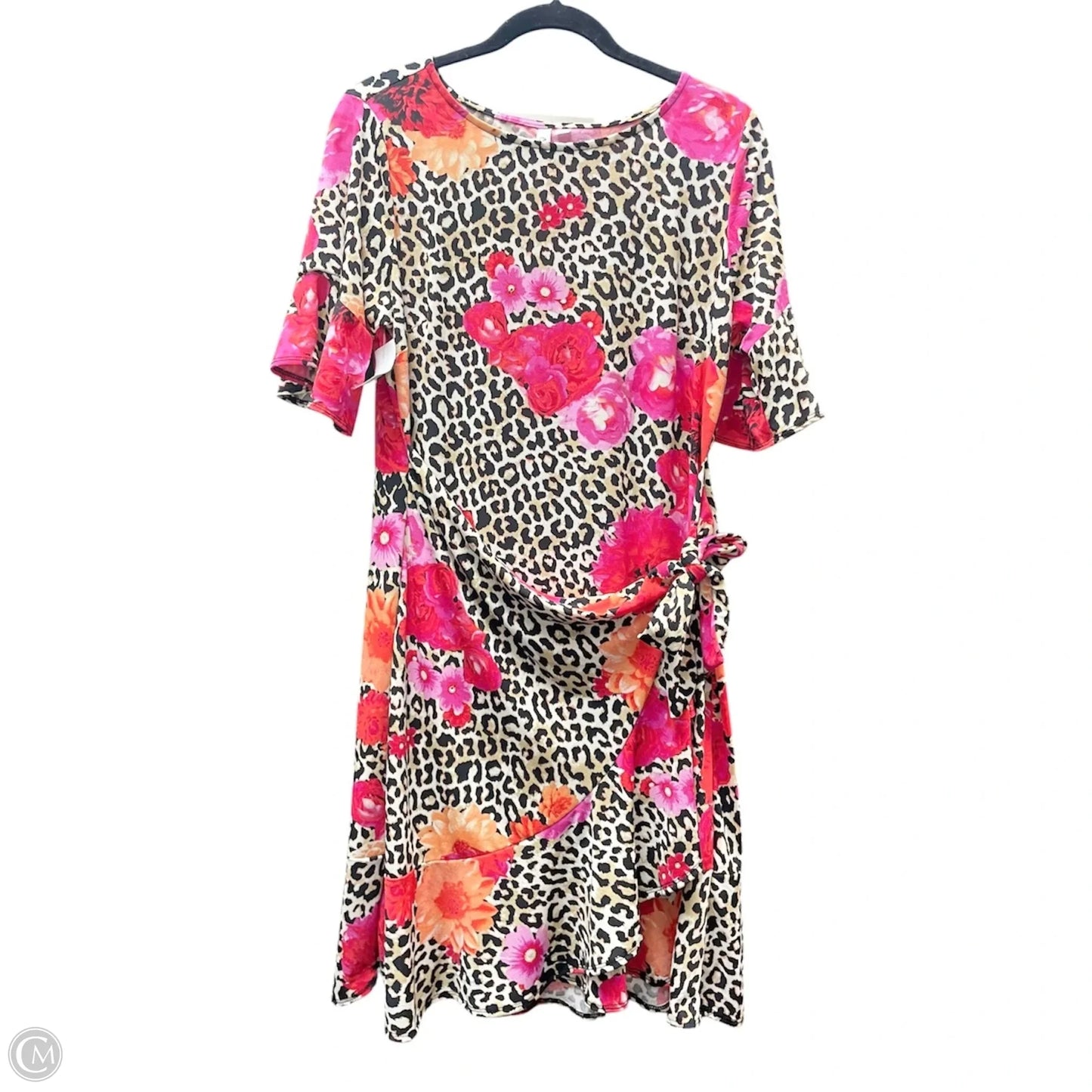 Dress Casual Short By Ny Style In Animal Print, Size: L