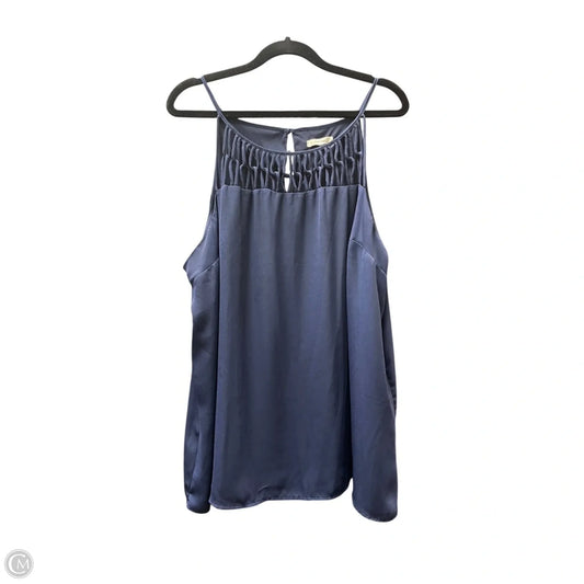 Top Sleeveless By Maurices In Navy, Size: 2x