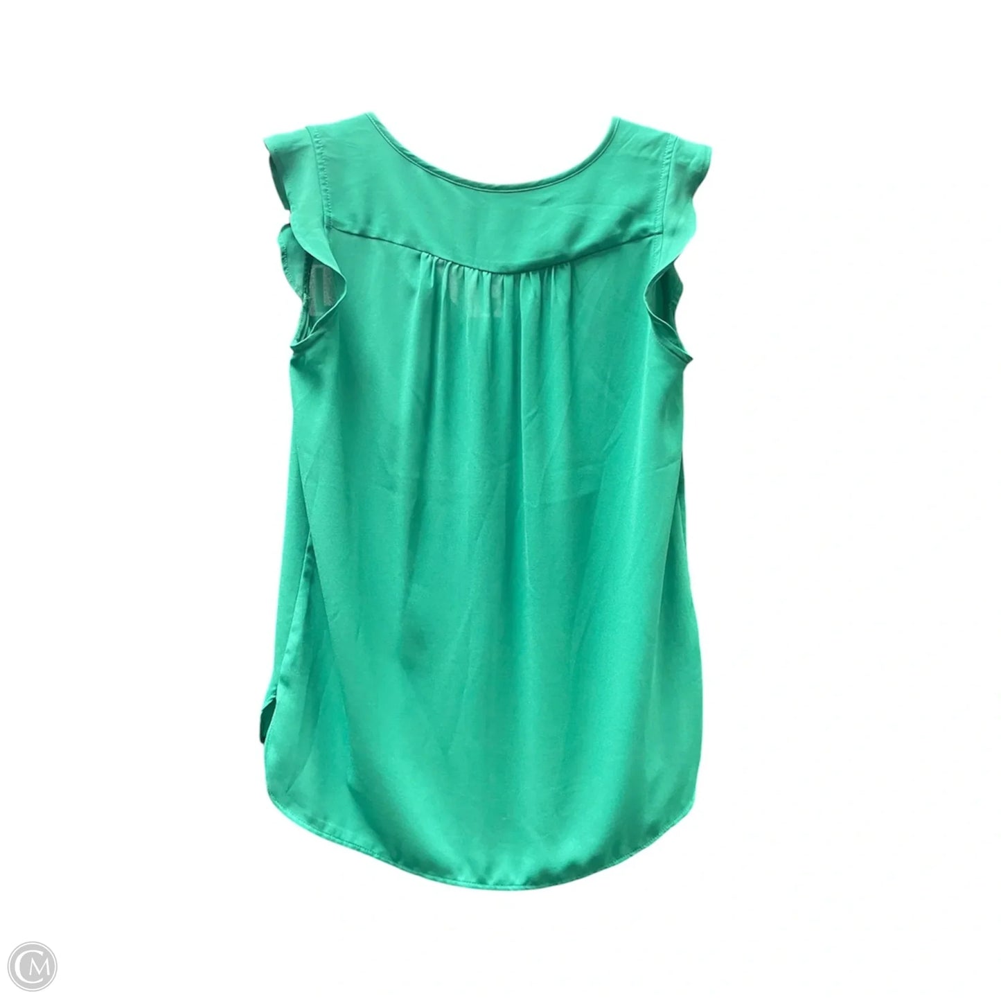 Top Short Sleeve By Loft In Green, Size: Xs
