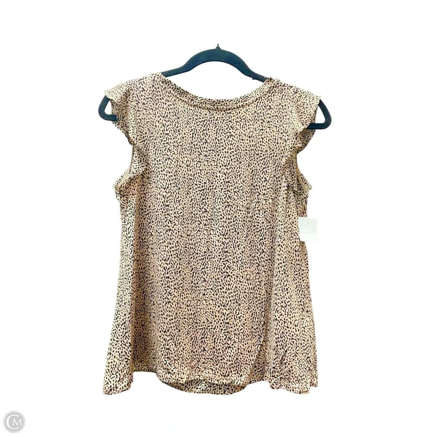 Top Short Sleeve By Loft In Animal Print, Size: Xs