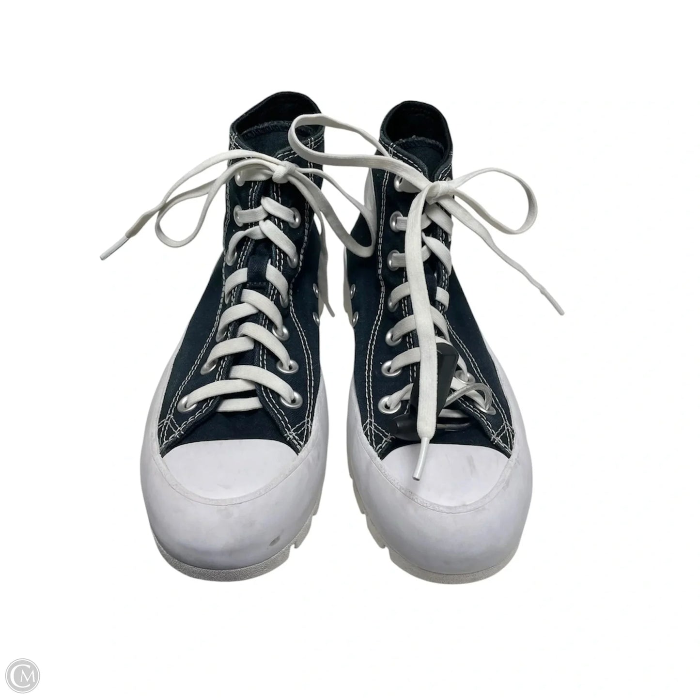 Shoes Athletic By Converse In Black & White, Size: 7