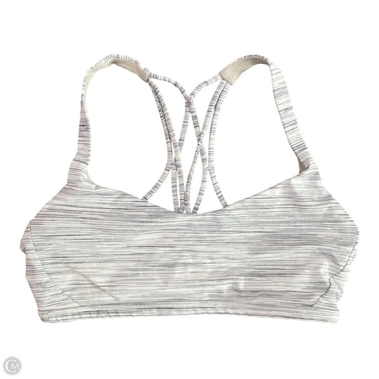 Athletic Bra By Lululemon In Black & White, Size: Xs