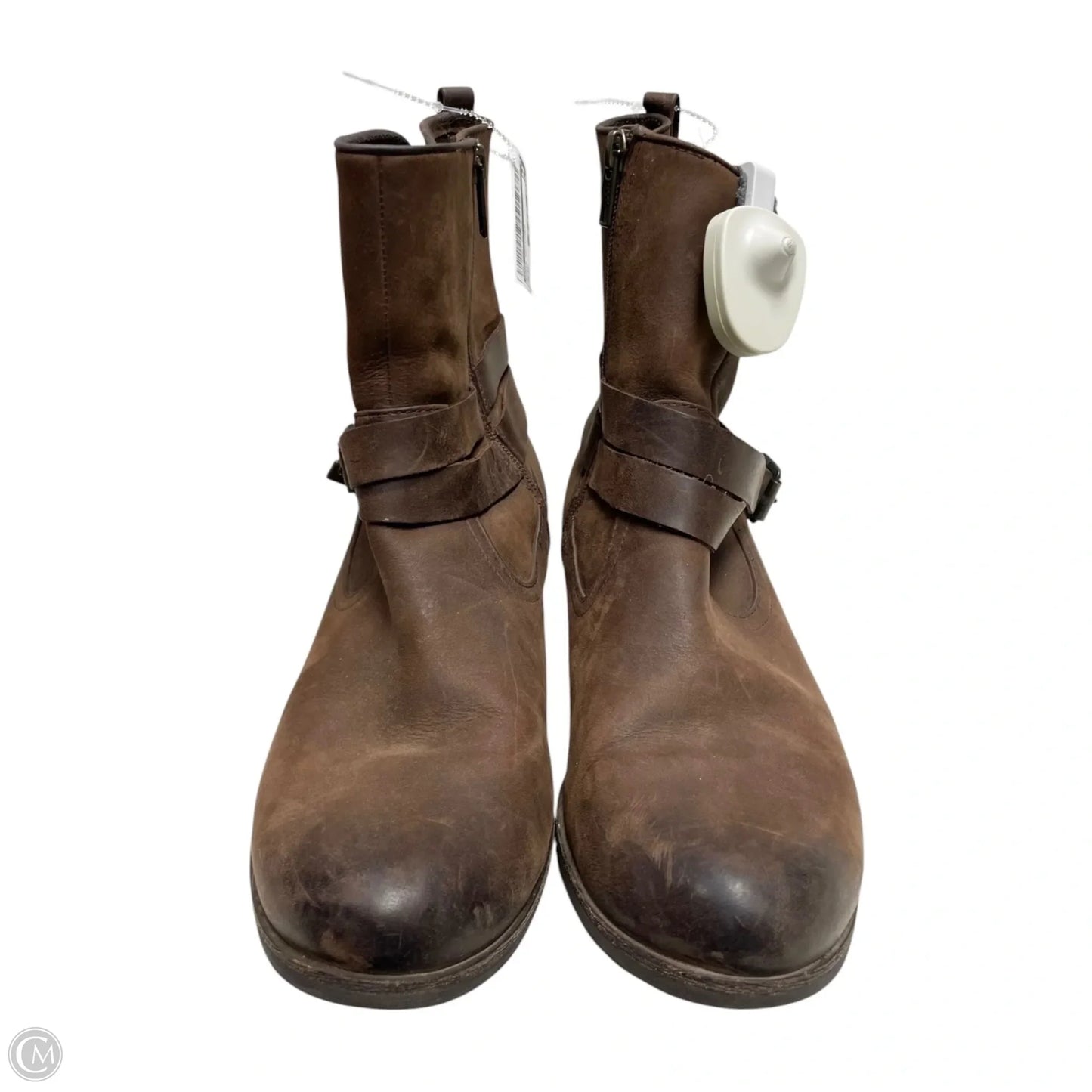 Boots Designer By Ugg In Brown, Size: 9.5