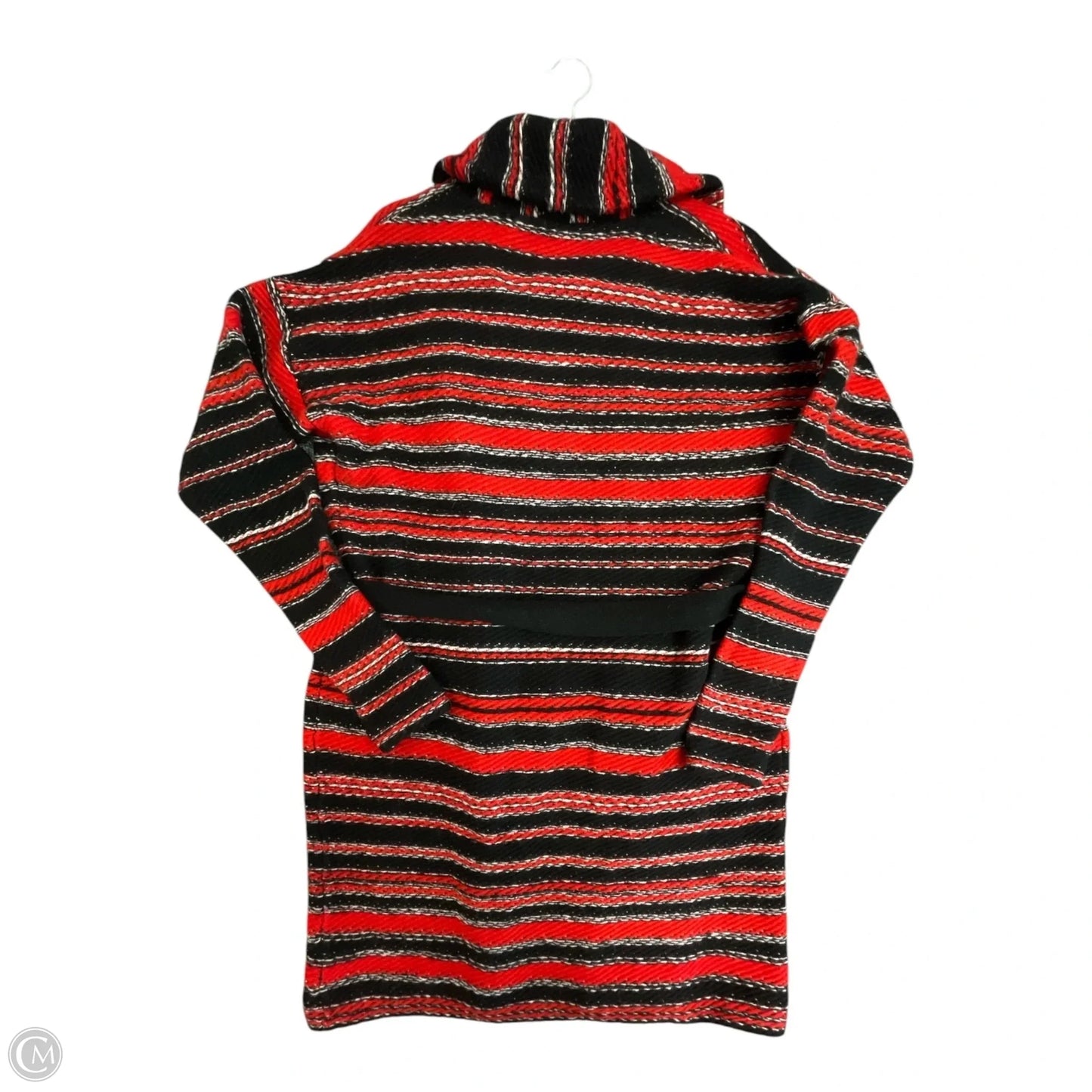 Cardigan By Lauren By Ralph Lauren In Black & Red, Size: L