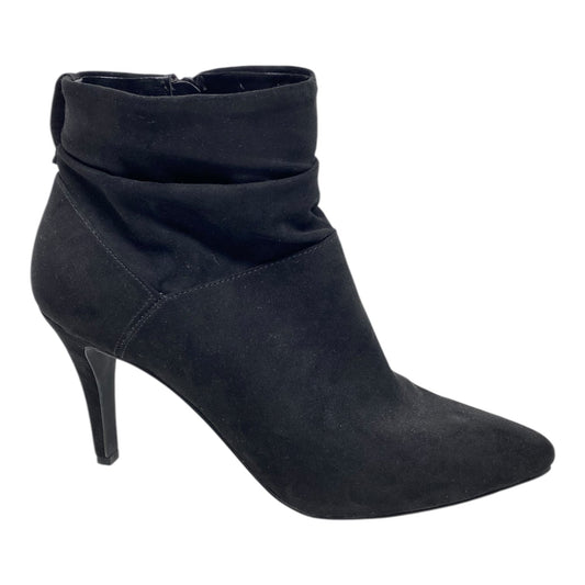 Boots Ankle Heels By Fergie In Black, Size: 9.5