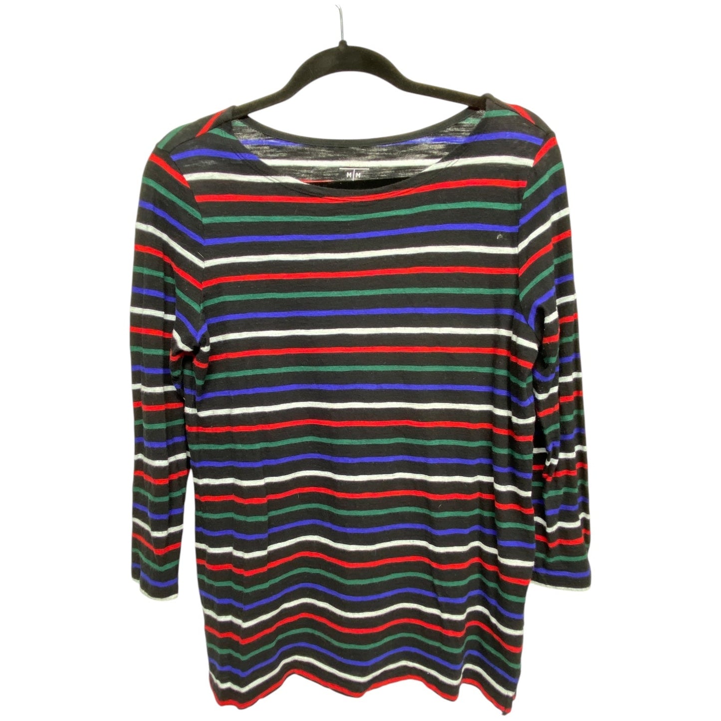 Top Long Sleeve By Old Navy In Striped Pattern, Size: M