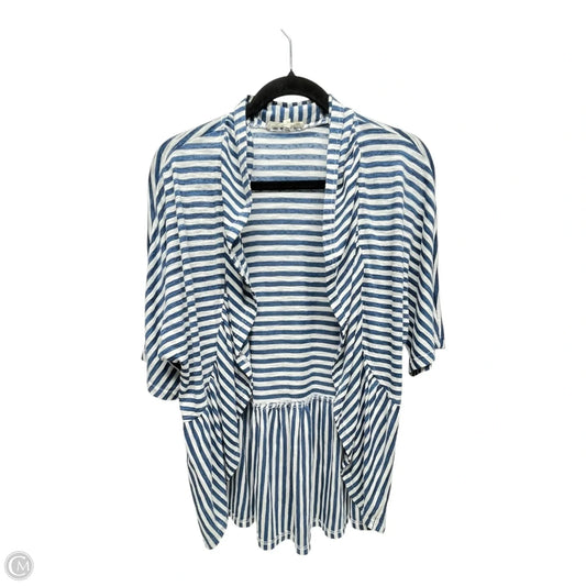 Cardigan By Copper Key In Striped Pattern, Size: S