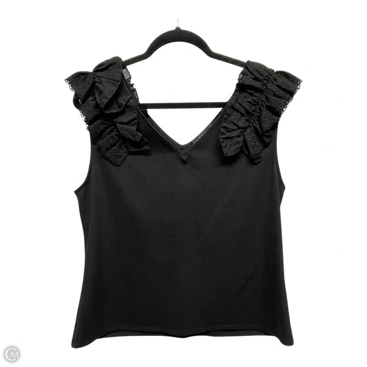 Top Sleeveless By Laundry In Black, Size: Xl