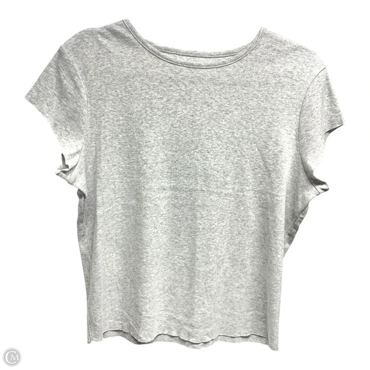 Top Short Sleeve Basic By Wild Fable In Grey, Size: Xl