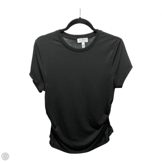 Top Short Sleeve By Sofia By Sofia Vergara In Black, Size: L