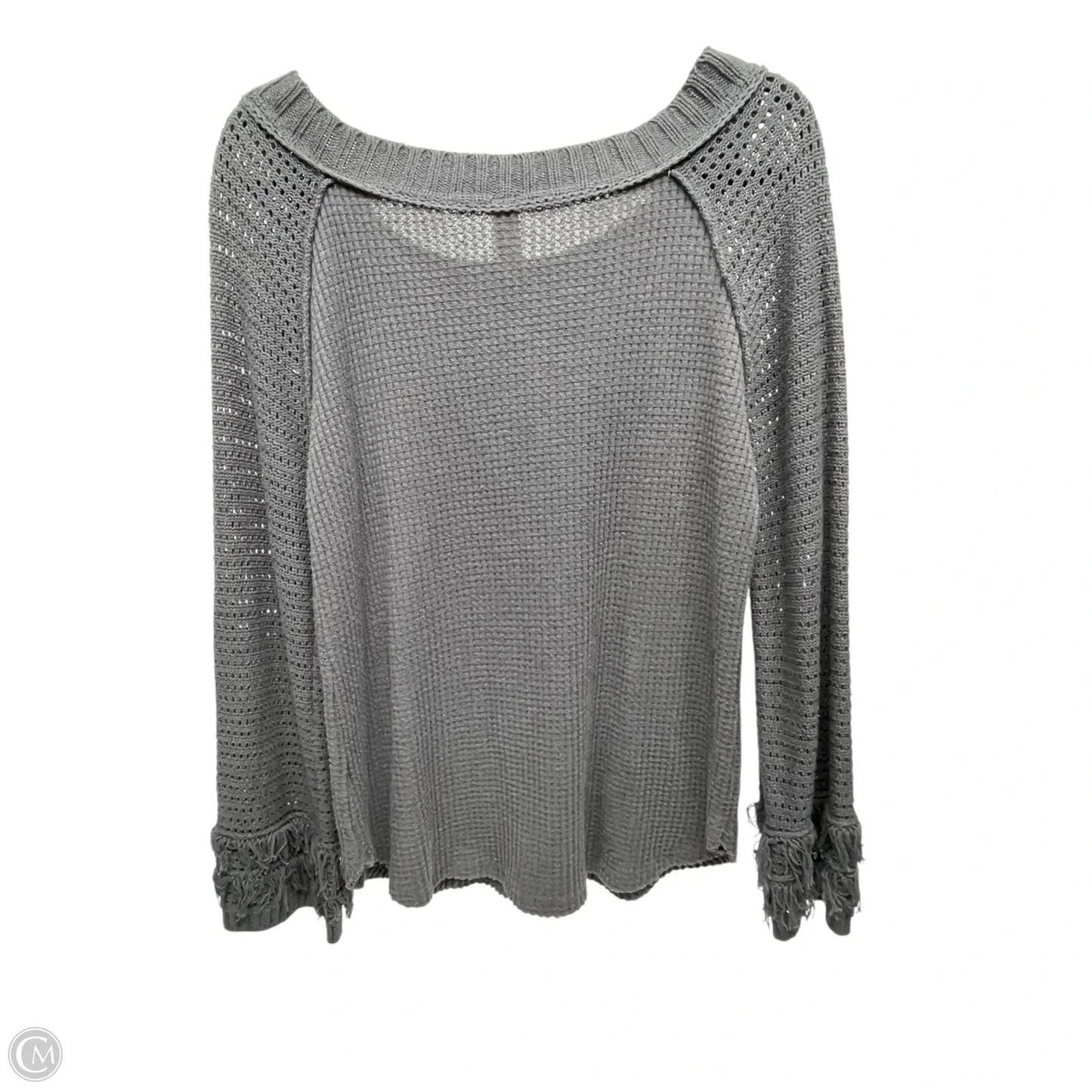 Top Long Sleeve By Altard State In Grey, Size: L