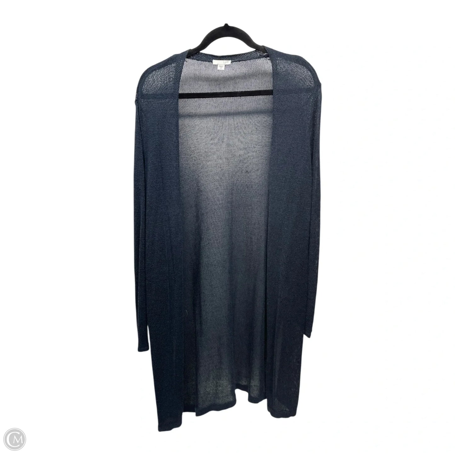 Sweater Cardigan By J. Jill In Blue, Size: M