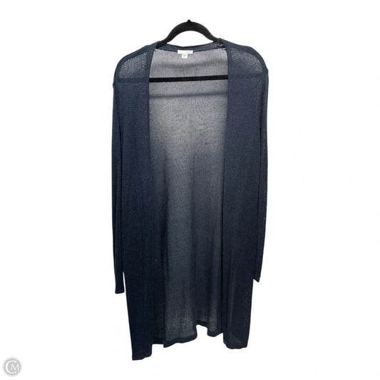 Sweater Cardigan By J. Jill In Blue, Size: M