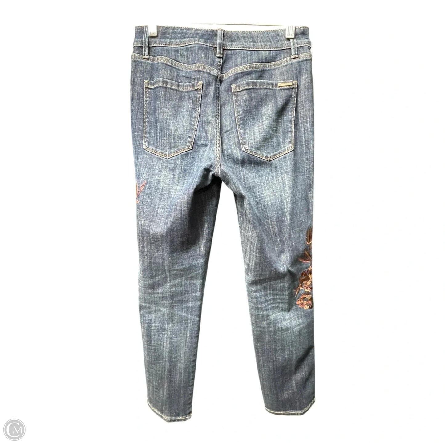 Jeans Straight By White House Black Market In Blue Denim, Size: 4