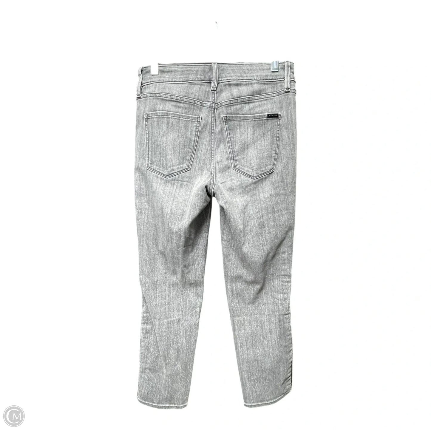 Jeans Straight By White House Black Market In Grey Denim, Size: 4