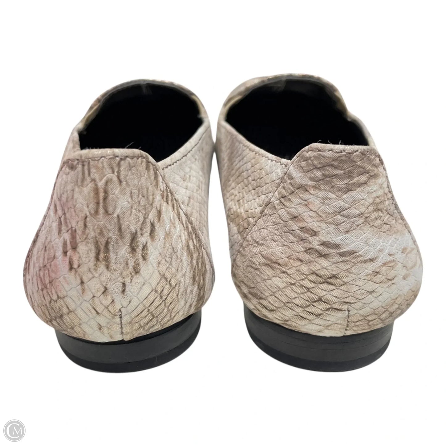 Shoes Flats By ROS HOMMERSON In Snakeskin Print, Size: 7