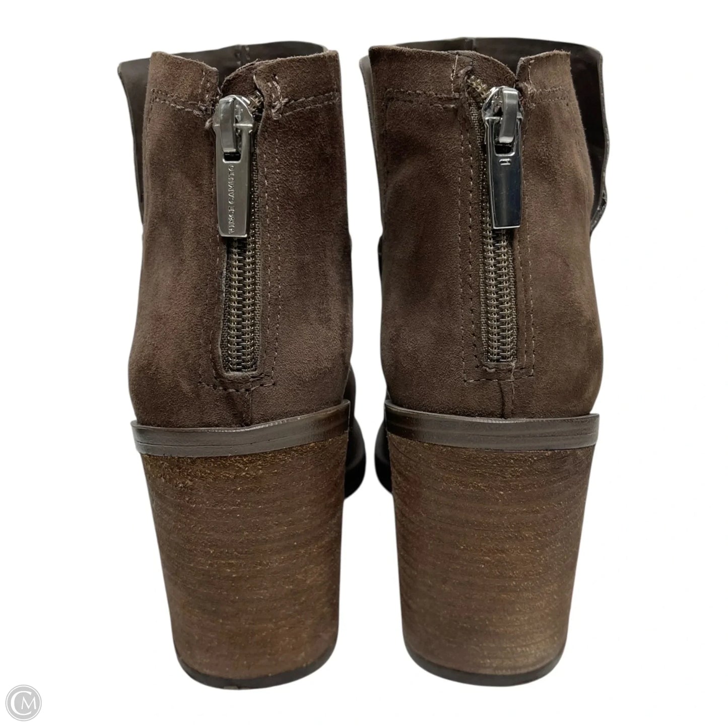 Boots Ankle Heels By Vince Camuto In Brown, Size: 8.5