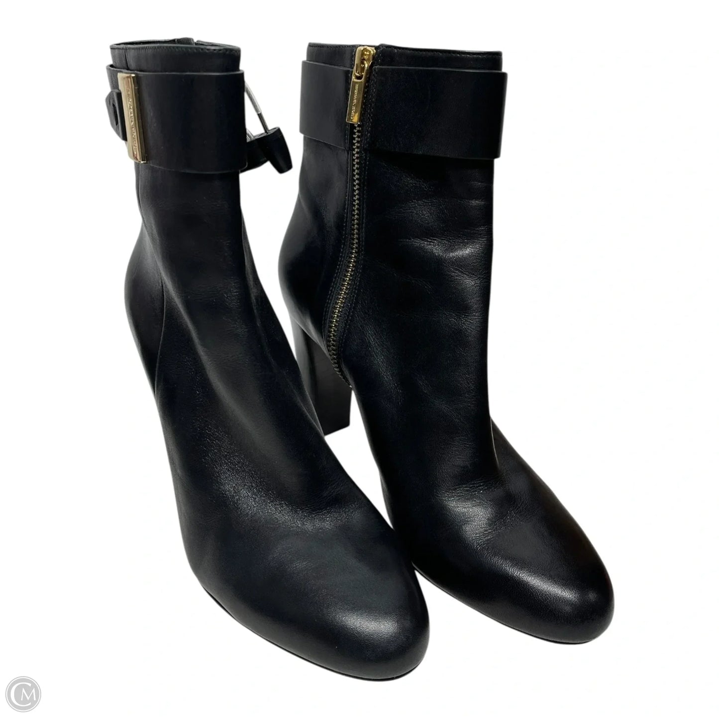 Boots Ankle Heels By Michael By Michael Kors In Black, Size: 8.5