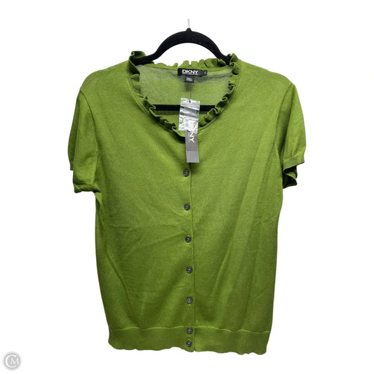 Cardigan By Dkny In Green, Size: L