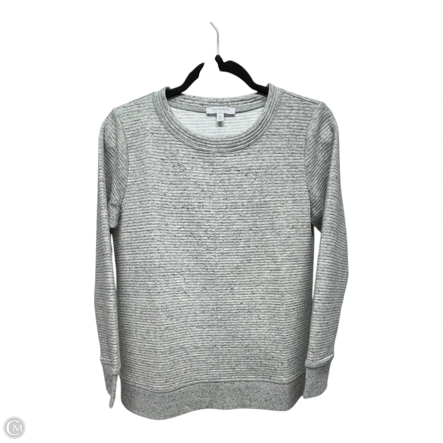 Top Long Sleeve By Talbots In Grey, Size: Sp