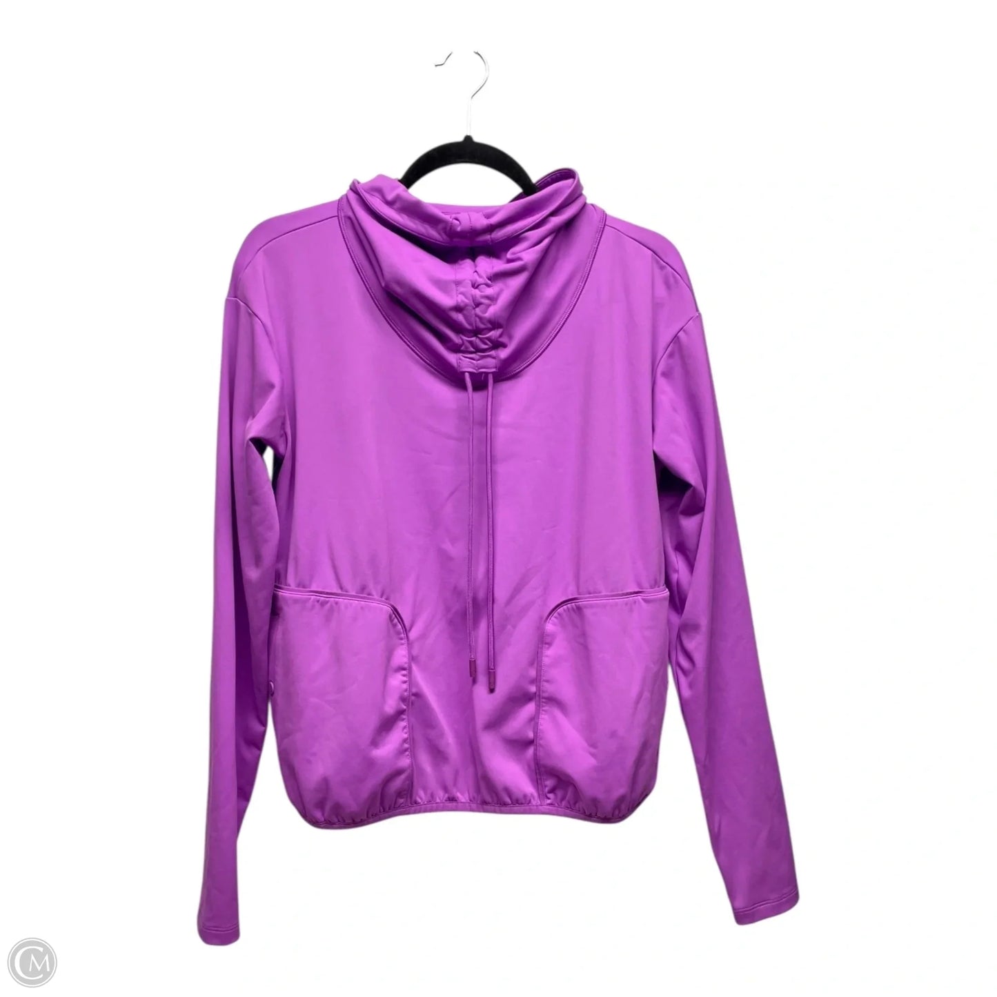 Athletic Top Long Sleeve Collar By Talbots In Purple, Size: S