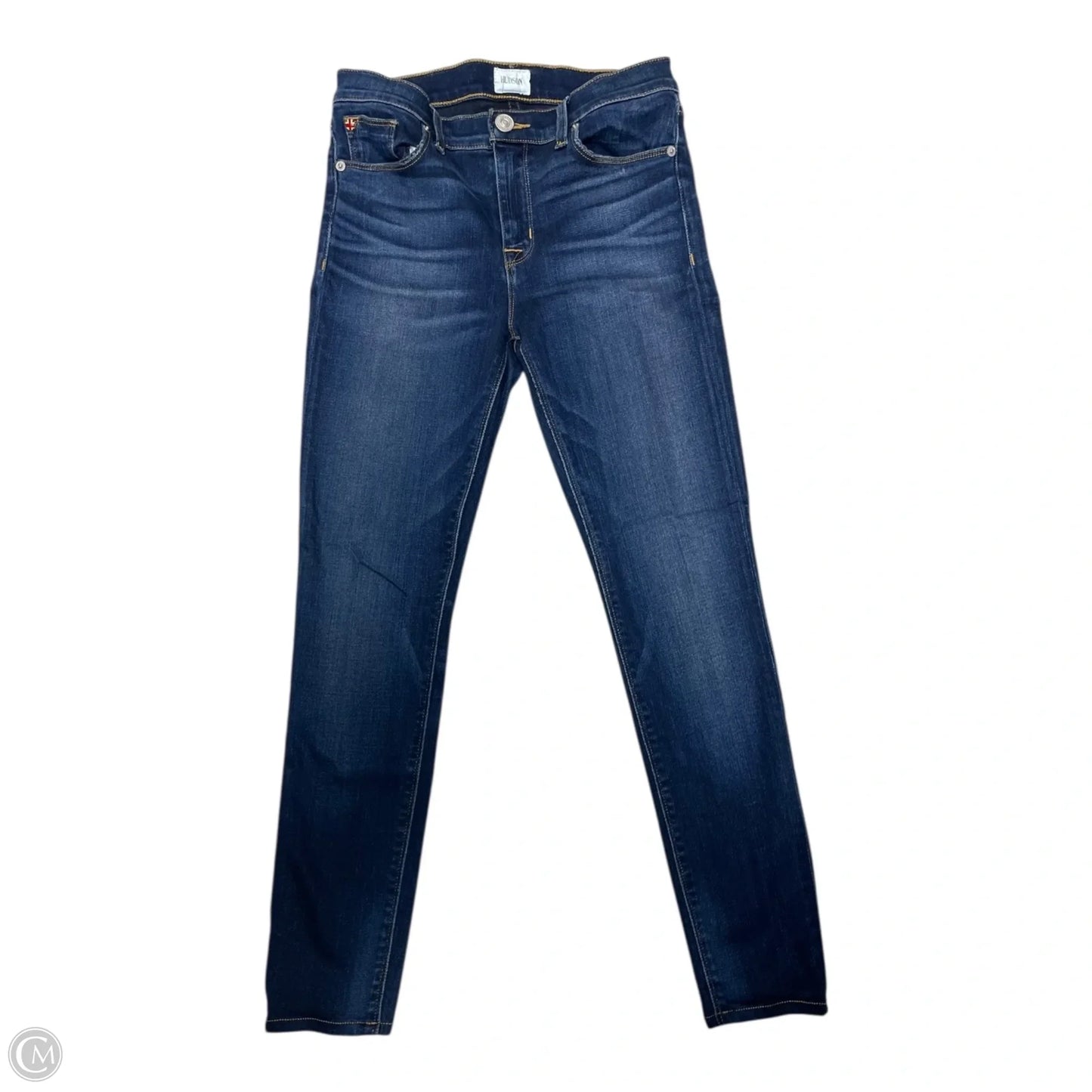 Jeans Skinny By Hudson In Blue Denim, Size: 6