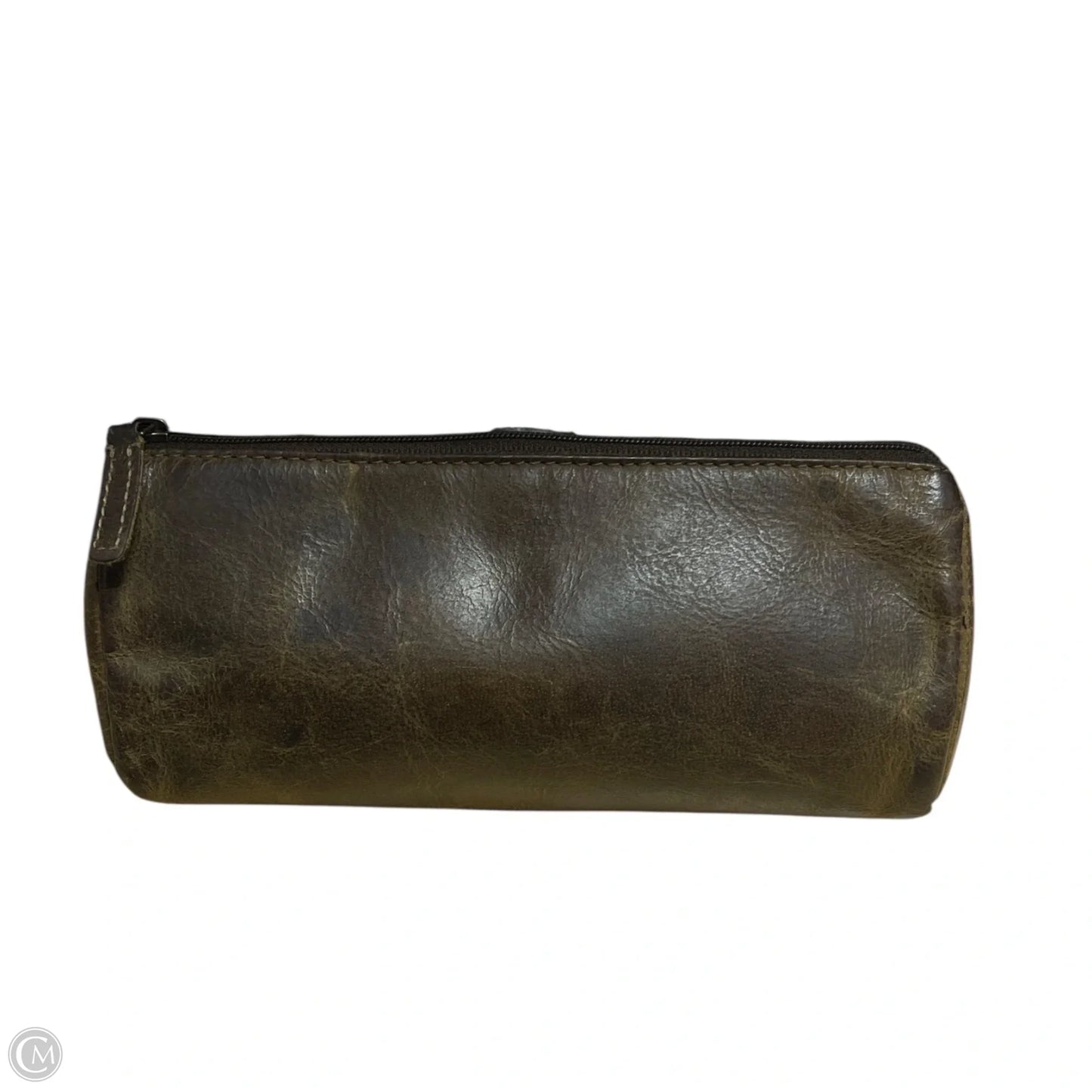 Makeup Bag Leather By Clothes Mentor, Size: Small