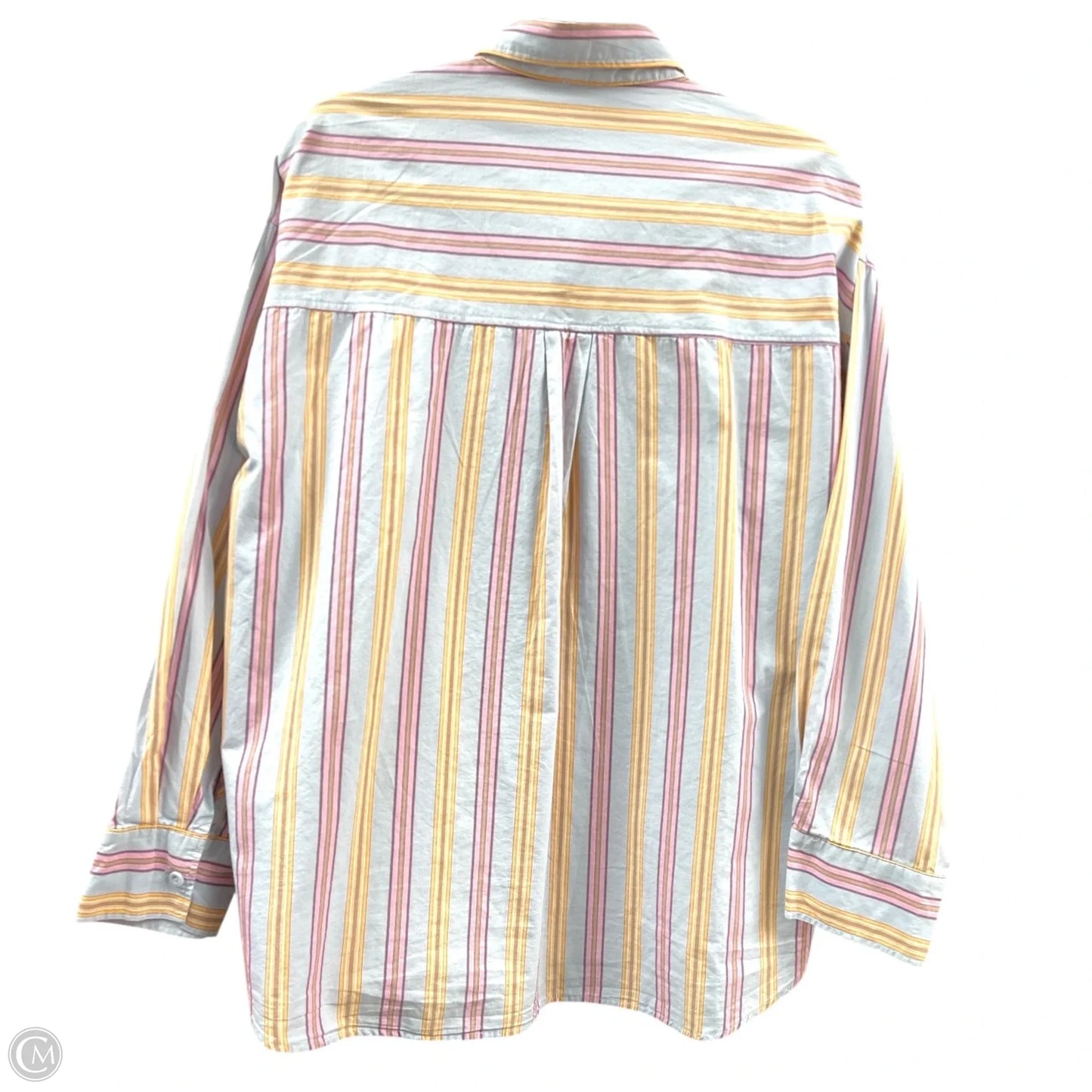 Top Long Sleeve By Cotton On In Striped Pattern, Size: Xs