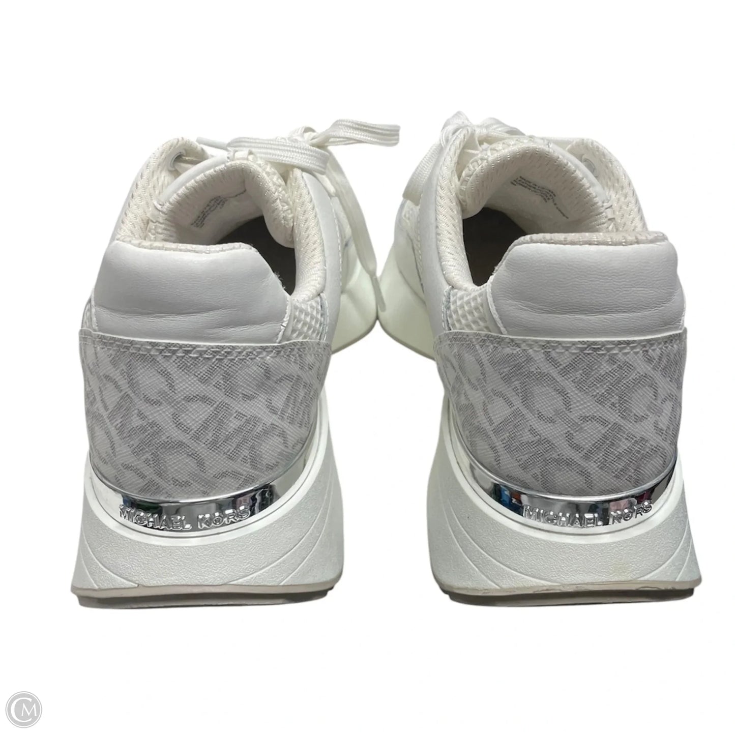 Shoes Sneakers By Michael By Michael Kors In Grey & White, Size: 9