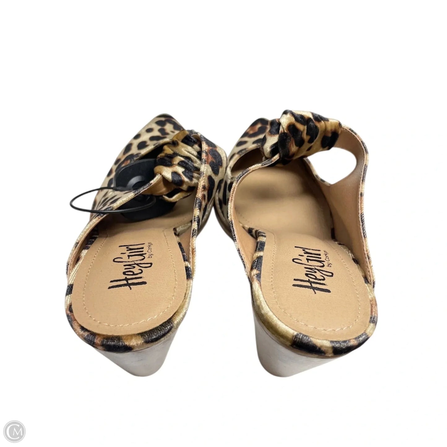 Shoes Heels Block By Corkys In Leopard Print, Size: 9