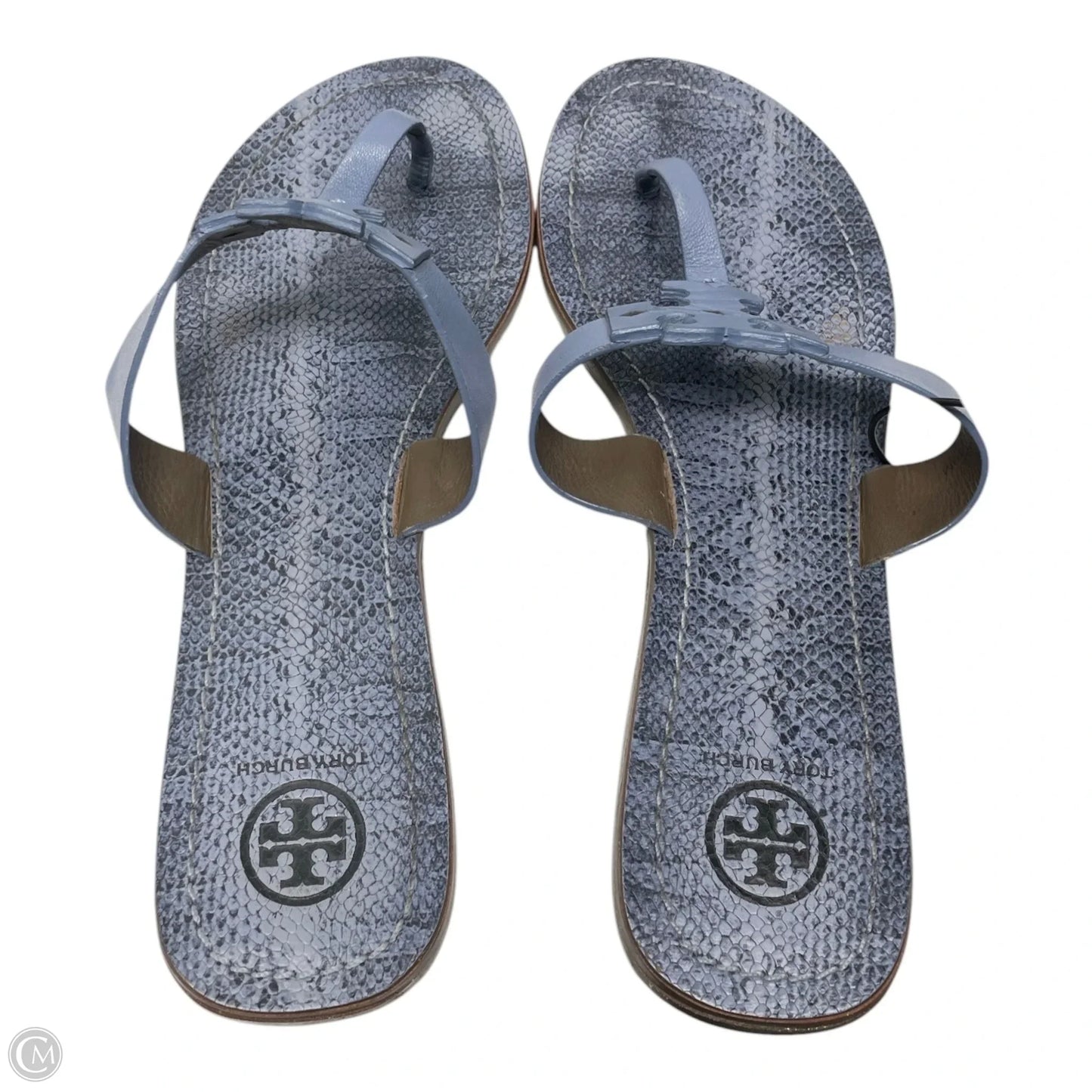 Sandals Designer By Tory Burch In Blue, Size: 10