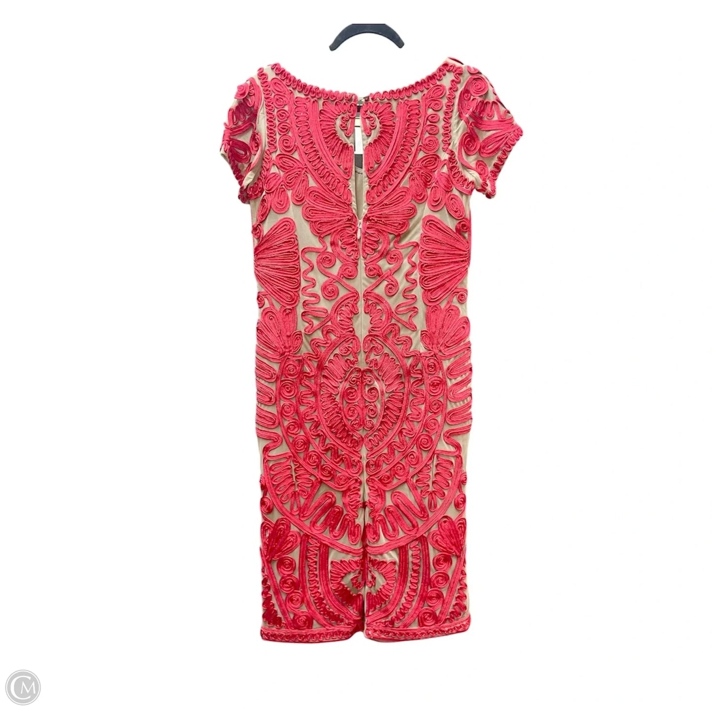 Dress Party Midi By Js Collections In Brown & Red, Size: 8