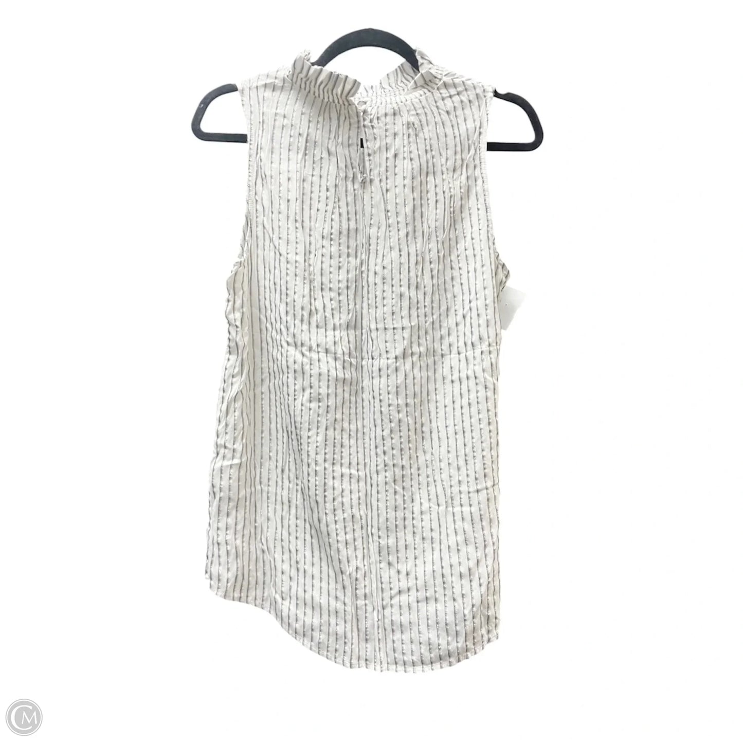 Top Sleeveless By Banana Republic In Striped Pattern, Size: M
