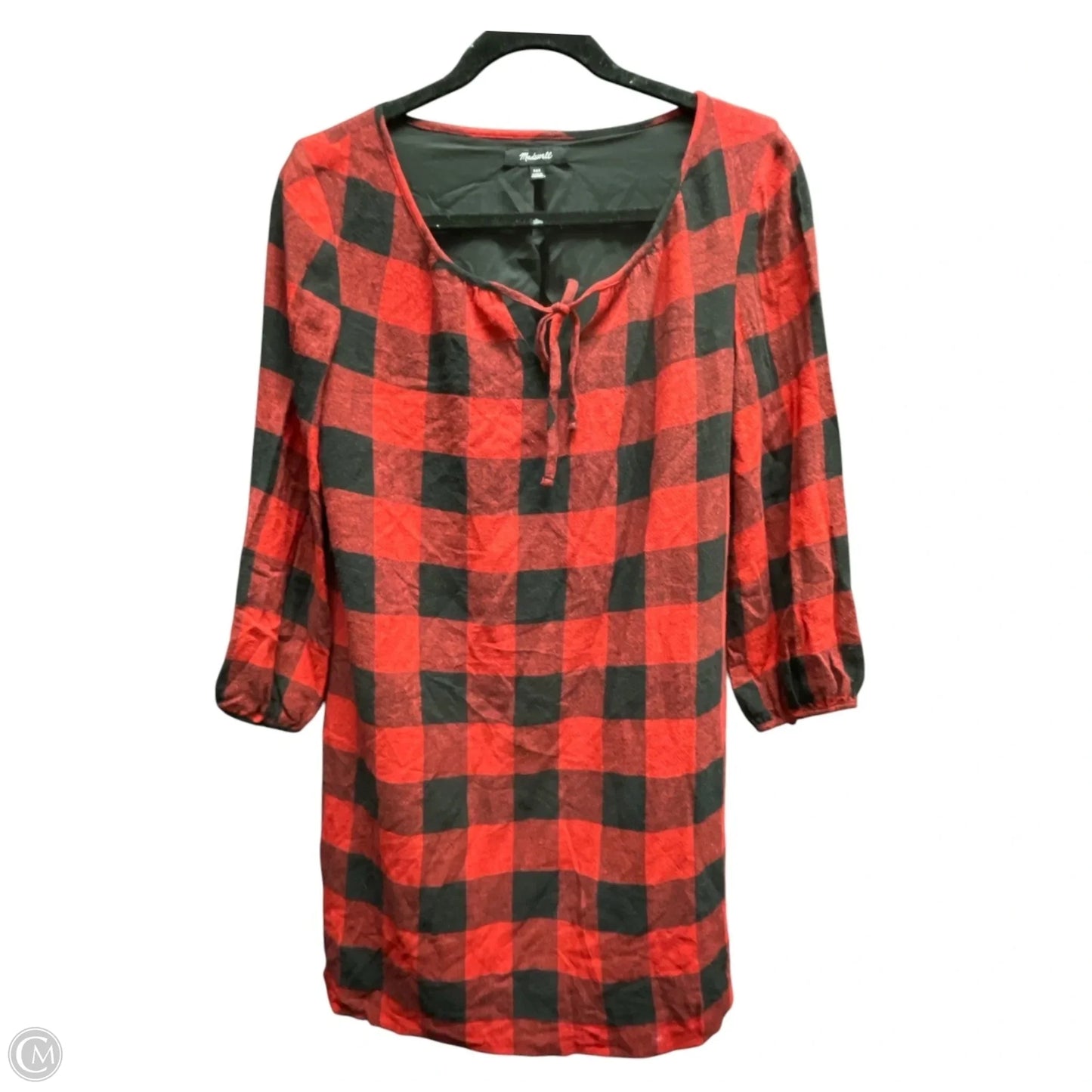 Dress Casual Short By Madewell In Plaid Pattern, Size: Xxs