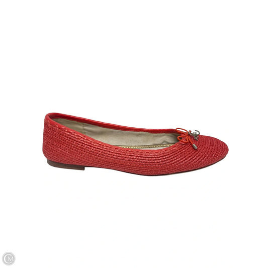Shoes Flats By Sam Edelman In Orange & Silver, Size: 6