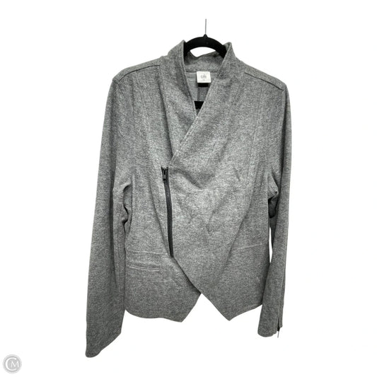 Jacket Moto By Cabi In Grey, Size: L