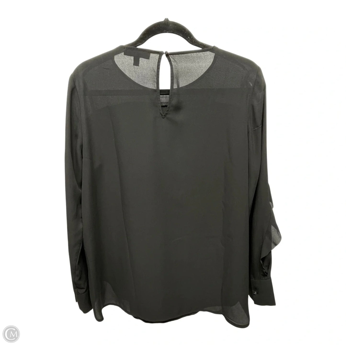 Top Long Sleeve By Banana Republic In Black, Size: S