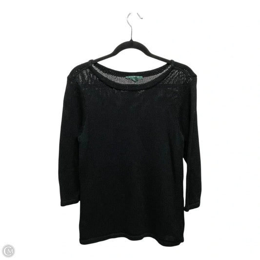 Sweater By Ralph Lauren In Black, Size: M