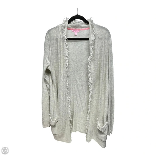 Cardigan Designer By Lilly Pulitzer In Beige, Size: L